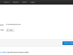 amld status screen