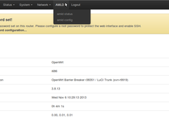 LucI home screen with amld tab