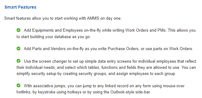 Different amms models