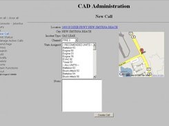 Creating a new call in the system