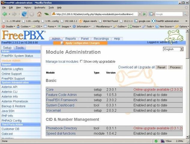 Перенос freepbx на другой компьютер