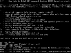 Usage: general commands & options