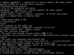Command: audit. Detailed help