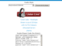 AMuses Radio Player Screenshot 1