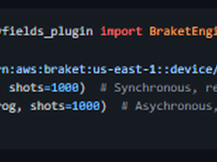 Amazon Braket Strawberry Fields Plugin Screenshot 1