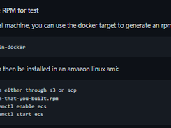 Amazon Elastic Container Service RPM Screenshot 1