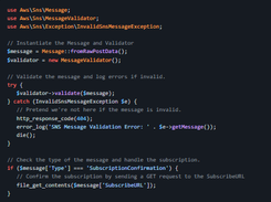 Amazon SNS Message Validator for PHP Screenshot 1