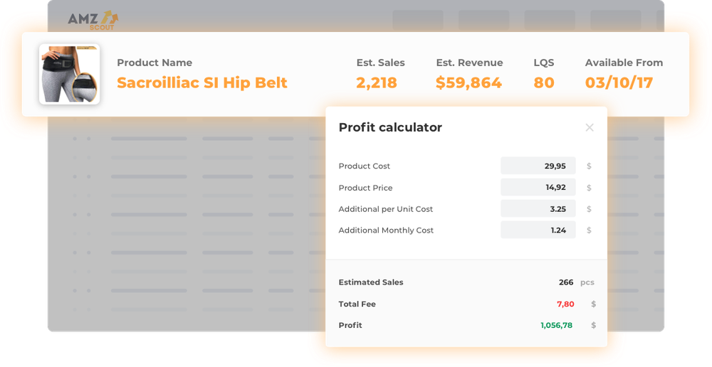 AMZScout Screenshot 1