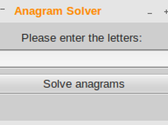 AnagramSolver Screenshot 1
