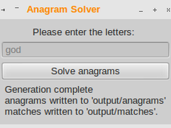 AnagramSolver Screenshot 3
