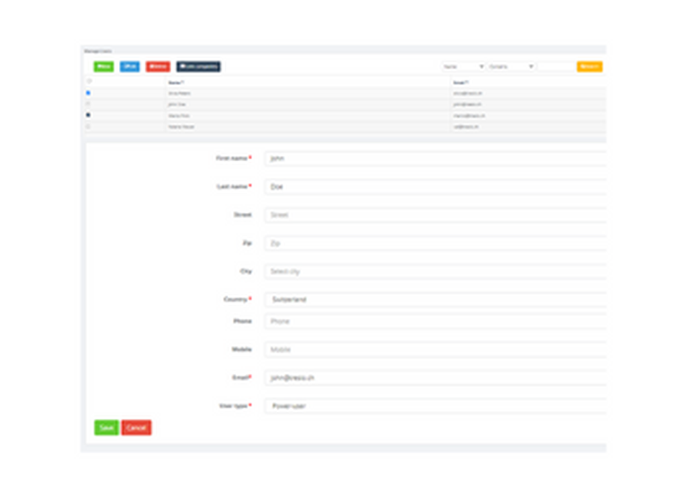 Tresio User Management