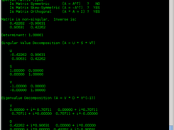 analyzematrix basic usage