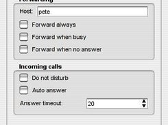 Configuration dialog - general tab