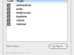 Configuration dialog - plugin manager