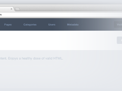 Anchor CMS Screenshot 1