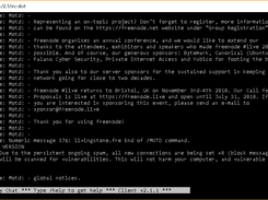 IRC 2.1 connecting to freenode