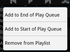 More options can be reached by a long press.