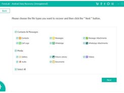 Android Data Recovery Software Screenshot 2