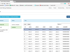 Android Debug Database Screenshot 1