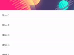 Android Drag Dismiss Activity Screenshot 2