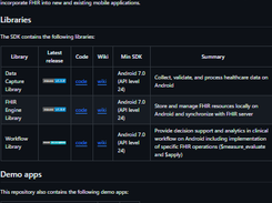 Android FHIR SDK Screenshot 1