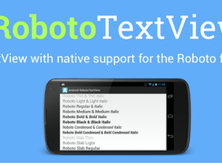 Android-RobotoTextView Screenshot 1