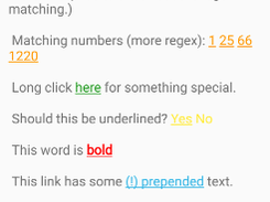 Android TextView-LinkBuilder Screenshot 1