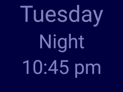 Display with default 'contrast colour'