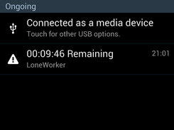 android-LoneWorker Screenshot 2