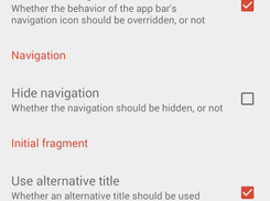 The default appearance of the PreferenceActivity, when used as a wizard, on a smartphone.