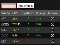 Add stock symbols to your portfolio