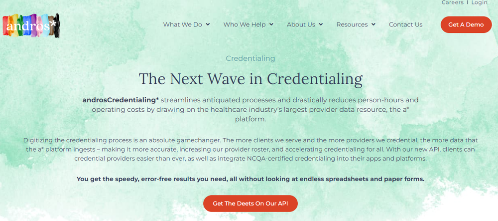androsCredentialing Screenshot 1