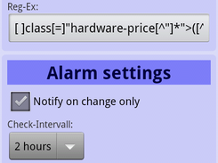 Web-Monitor Settings