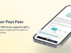 Receive 100% of your supporter’s gift by providing your supporters the option to cover the fees.