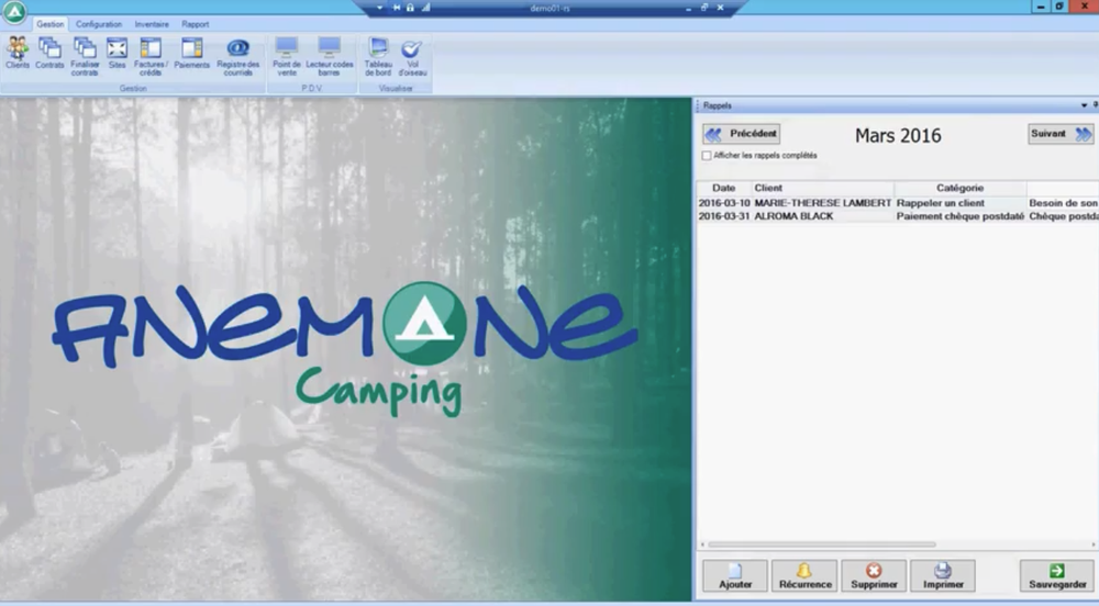 Anemone-Camping