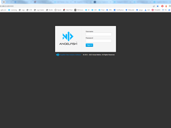 Angelfish Login Screen