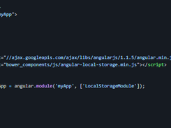 angular-local-storage Screenshot 1