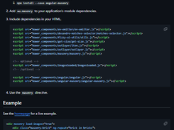 Angular Masonry Screenshot 1