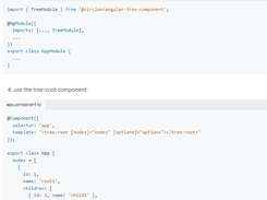 angular tree component Screenshot 1