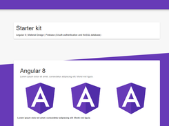 AngularMaterialFirebase Screenshot 1