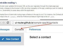 AngularUI Router Screenshot 1