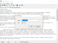 Font Settings