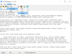 Selecting Language