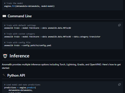 Anomalib Screenshot 1