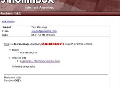 HTML email support