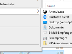 Context menu "Send To"