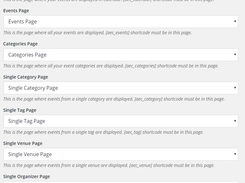 Page settings
