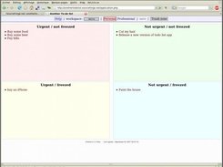 Main screen of the application