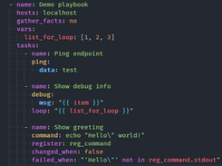 Ansible Language Server Screenshot 1