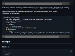 Ansible Role: prometheus Screenshot 1